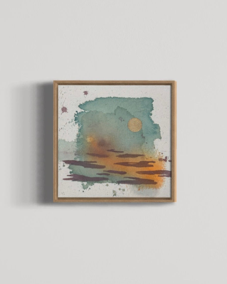 Mar de Colores – Monet’s Sunrise in Liquid Gold
