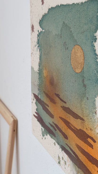 Mar de Colores – Monet’s Sunrise in Liquid Gold