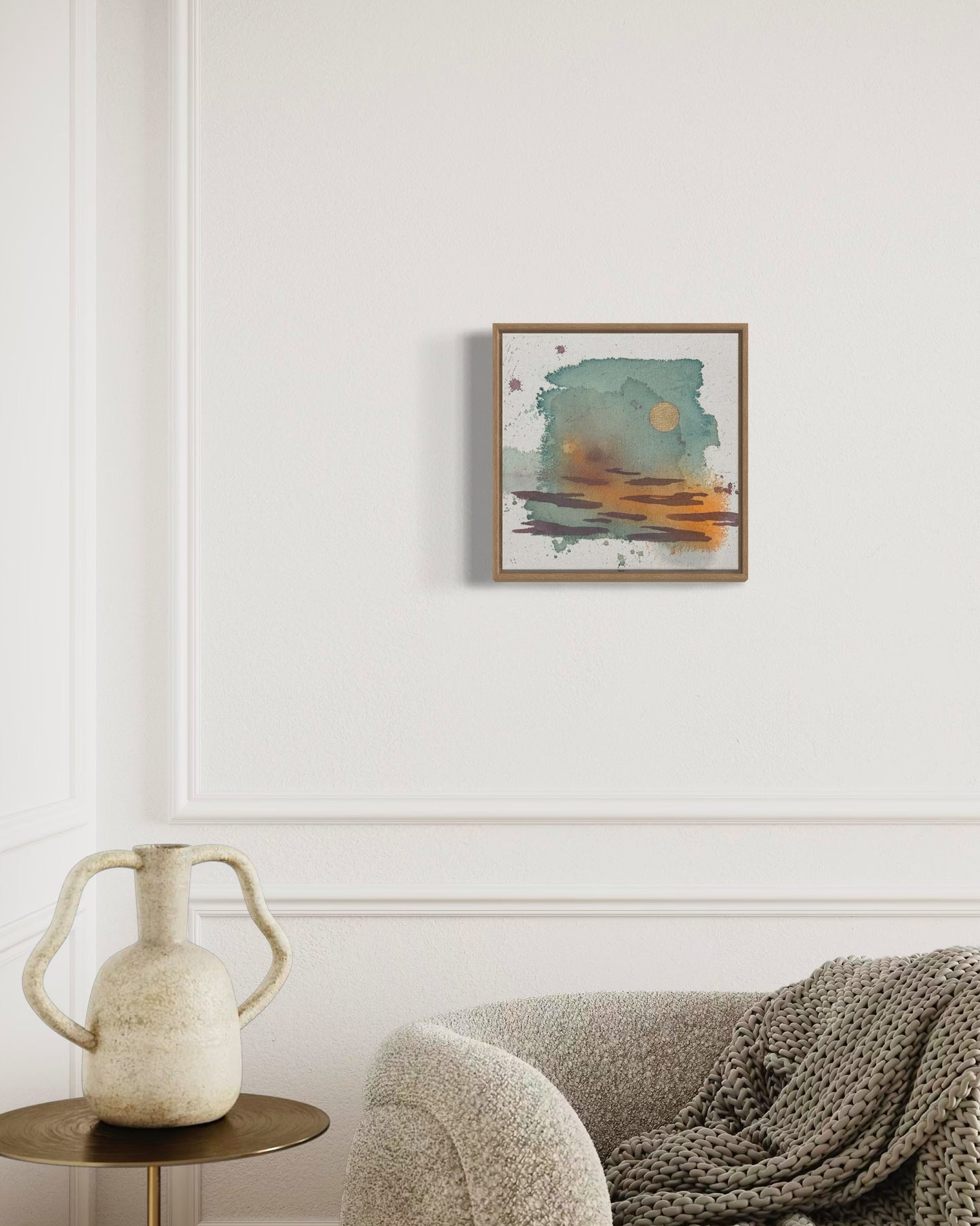 Mar de Colores – Monet’s Sunrise in Liquid Gold