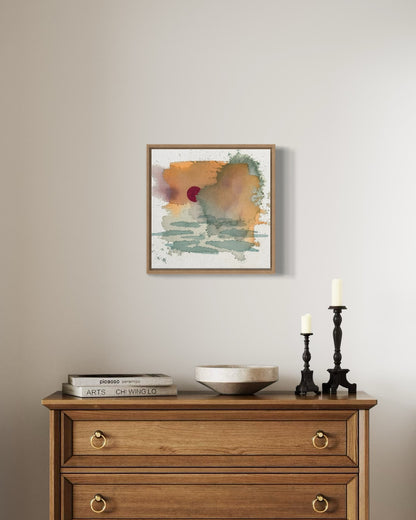 Mar de Colores – Monet’s Sunrise in Blush Red