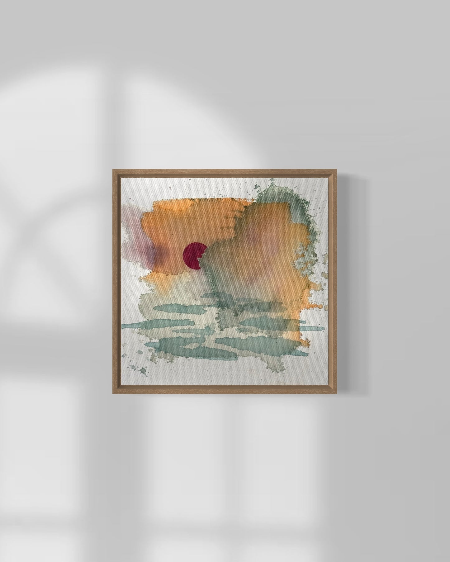 Mar de Colores – Monet’s Sunrise in Blush Red