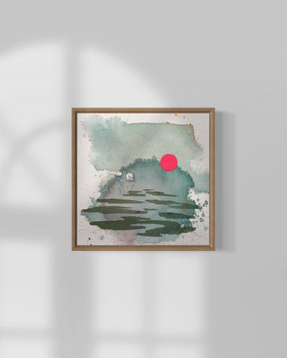 Mar de Colores – Monet’s Sunrise in Eclectic Pink